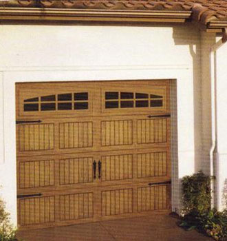 Laguna Hills Wood Garage Door