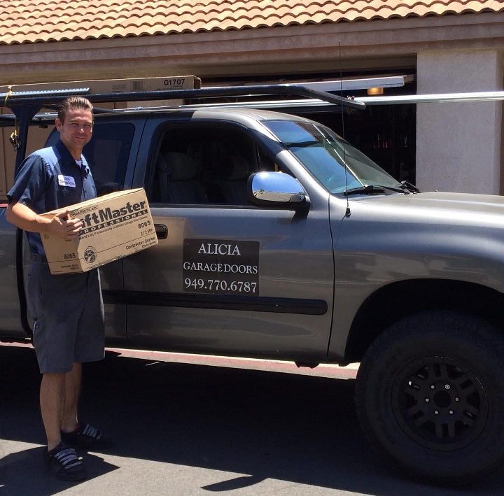 Aaron and Carina Bullard owners Alicia Garage Doors Lake Forest CA